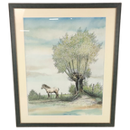 Vic Buys - Tekening Boerenpaard - 1994 thumbnail 1