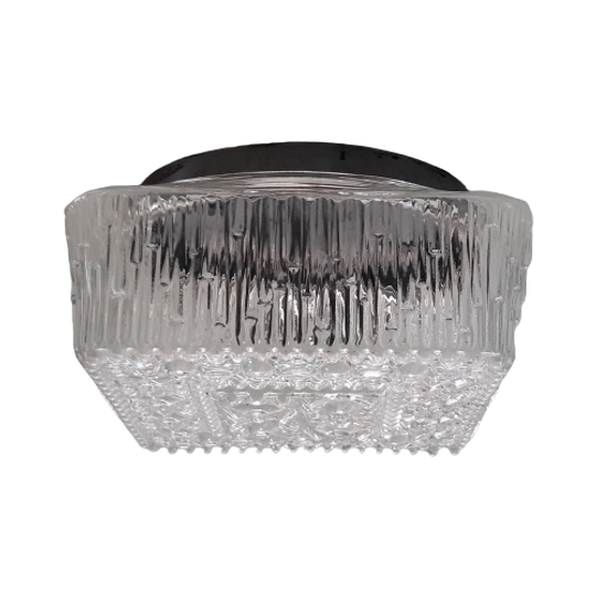 Qd21 – Plafondlamp Jaren 60 -transparant 1