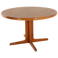 Vintage Johs. Kristoffersen & Son Ronde Eettafel Tafel 'bjerget'