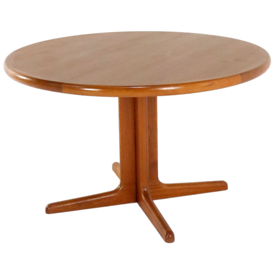 Vintage Johs. Kristoffersen & Son Ronde Eettafel Tafel 'bjerget' 1