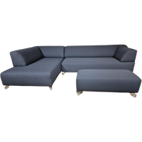 Leolux Faya Lobi - Hoekbank - Grijs - Design - Nieuw