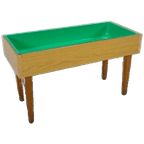 Formica Plantenbak Met Houten Poten thumbnail 1