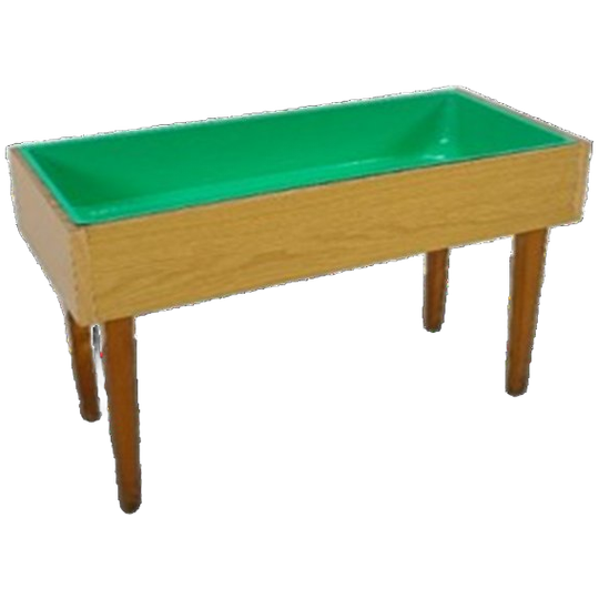 Formica Plantenbak Met Houten Poten 1