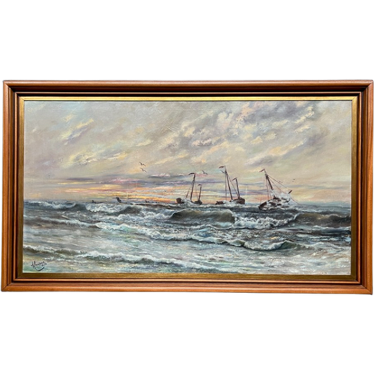 A. Claessens. Zeegezicht Groot Formaat. 1