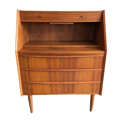 Midcentury Scandinavische Ladekast, Secretaire