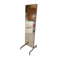 Vintage Staande Spiegel / Winkel Spiegel, 177 Cm