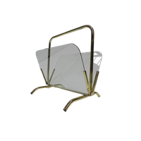 Vintage Hollywood Regency Tijdschriftenrek