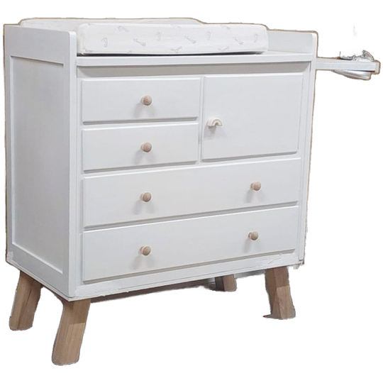 Vintage Commode In De Grondverf – Kleur Naar Wens 1