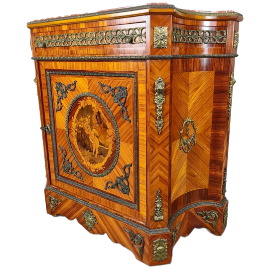 Marqueterie Kast In Louis Xv Stijl 1