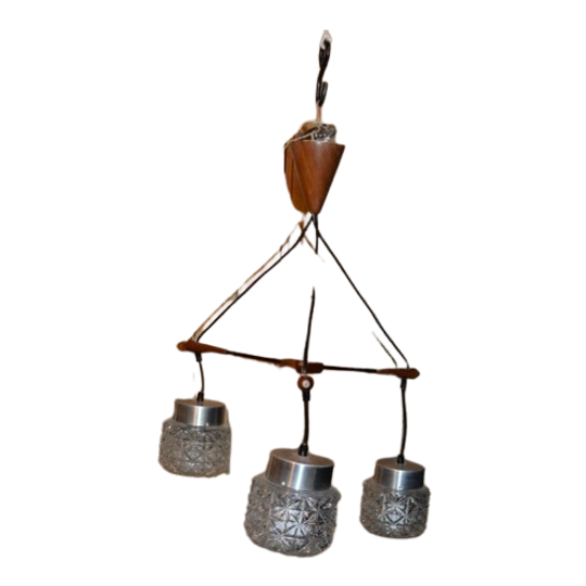 Retro Hanglamp Met Drie Glazen 1