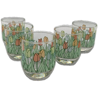 Set Sap Glazen Tulp Pastel 5 Stuks