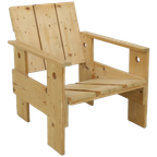 Dutch Lounge Chair In The Style Of Gerrit Rietveld, 1980S thumbnail 1