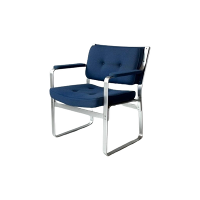 Karl Erik Ekselius Fauteuil Mondo Armstoel Vintage Blauw