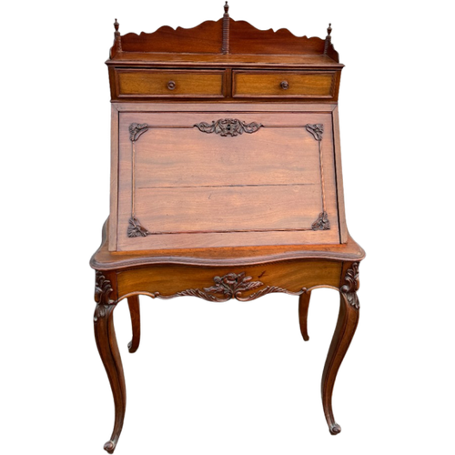 Schattig Oud Mahonie Klepsecretaire, 75 Cm Breed