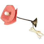 Wandlamp - Vorm Van Bloem - Bloemenlamp - Buigbaar - Rood thumbnail 1