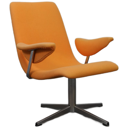 Swivel Lounge Chair By Goldsiegel, Germany, 1