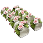 Set Servetringen Rozen Porselein 10 Stuks thumbnail 1