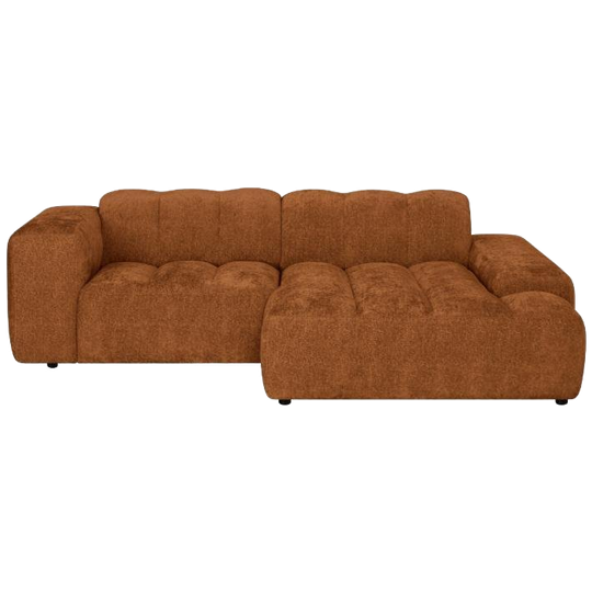 By fonQ | Plume Hoekbank Rechts Chenille Terra 1