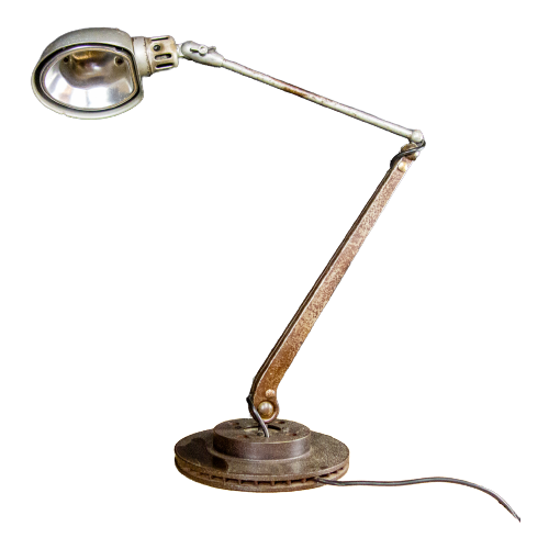 Dazor Draaibare Industriële Architecten Bureaulamp – Model 1103B-St