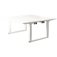 Solidesk Benchwerkplek, Bladkleur Naar Keuze, 160 X 80 (2X), Hoogte Instelbaar Onderstel