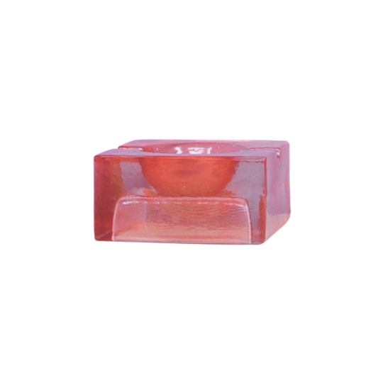 Roze Glazen Asbak 1