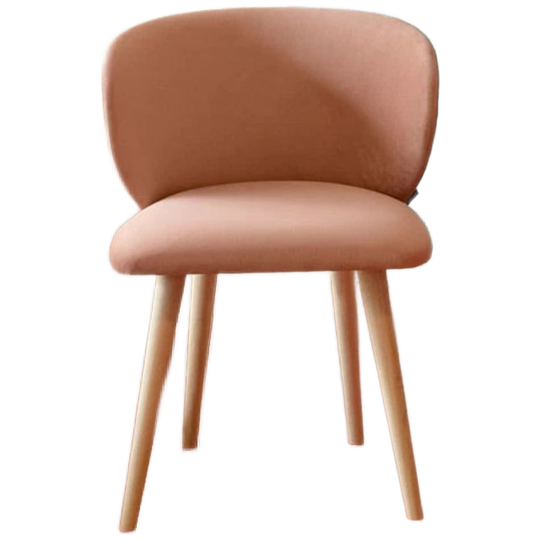 Sofacompany | Ellie Eetkamerstoel Velours Lux Vintage Roze 1