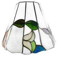 Vintage Wandlamp Glas In Lood 1970’s Tiffany Stijl