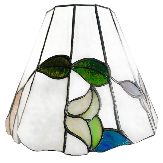 Vintage Wandlamp Glas In Lood 1970’s Tiffany Stijl 1