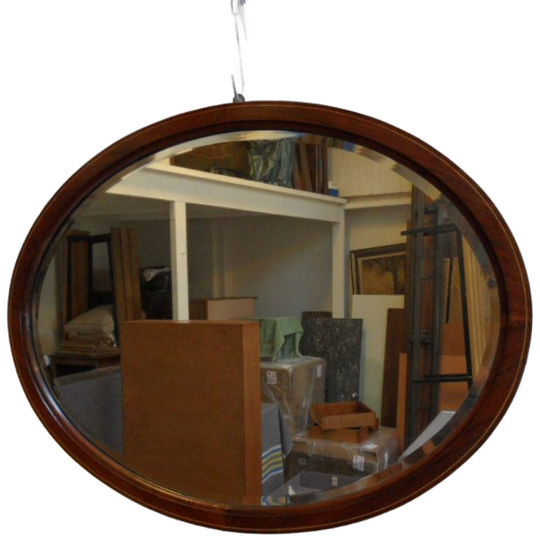 Ovale Mahonie Spiegel 1