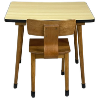 Vintage Schoolsetje Tafel En Stoeltje