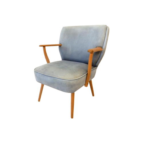 Vintage Club Fauteuil Cocktail Fauteuil Stoel Jaren 50 / 60