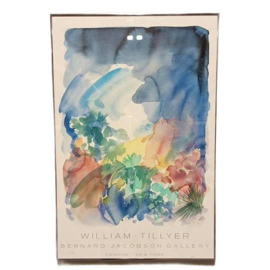 Vintage Litho Poster, William Tillyer, Jacobson Gallery 1