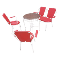 Opruiming! Franse Brocante Bistroset Voor Serre, Tuin, Huis.