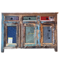 Uniek Dressoir Van Gerecycled Hout - Robuust & Stijlvol