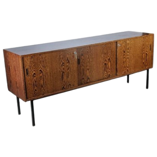 Wenge Houten Mid Century Dressoir 1960S 1