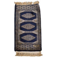 Subtiel Sierkleedje/ Loper Met Blauw En Beige Tinten 67x30cm