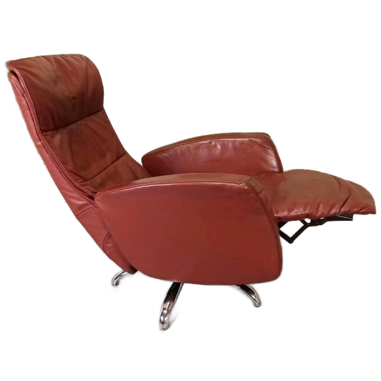 Vintage Leren Recliner Fauteuil 1
