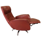 Vintage Leren Recliner Fauteuil thumbnail 1