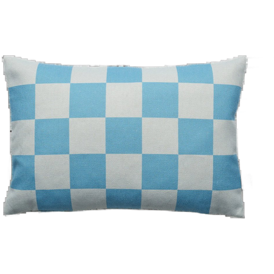 Fest Kussen Blauw Wit 1
