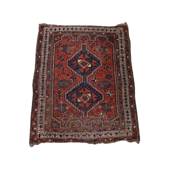 Oud Oosters Vloerkleed Met Prachtige Kleuren En Een Mooie Vintage Uitstraling 155x112 Cm 1