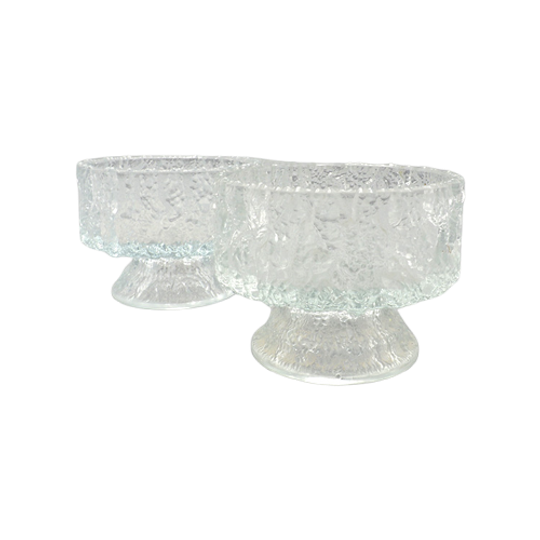 Set Vintage Walther Glass Ijscoupes 1
