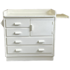 Vintage Commode Met Plankje Retro Babykamer Kast thumbnail 1