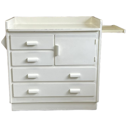Vintage Commode Met Plankje Retro Babykamer Kast 1