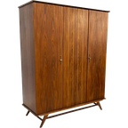 Vintage Kledingkast Wandrobe Jaren 60 Teak Design Kast thumbnail 1