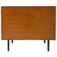Vintage Houten Kast / Dressoir Met 2 Deurtjes