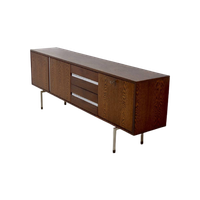 Dutch Minimalist Wenge Wooden Sideboard By Tijsseling 1970S