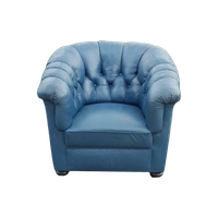 Nette En Luxe Vintage Leren Club Seat Chesterfield Look