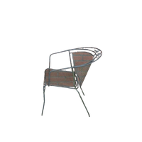 Metalen Tuinstoelen Met Armleuning Set Van 2