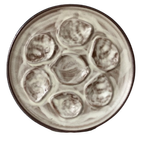Robuust Vintage Frans Oesterbord Voor 6 Oesters thumbnail 1