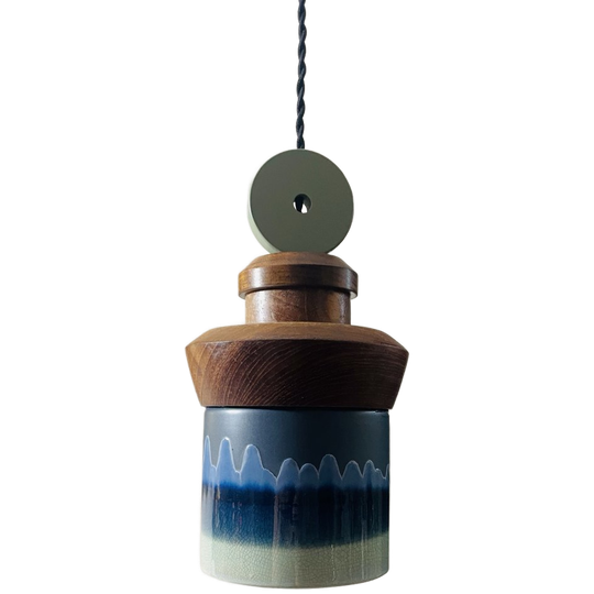 Hanglamp Blauw/groen 1